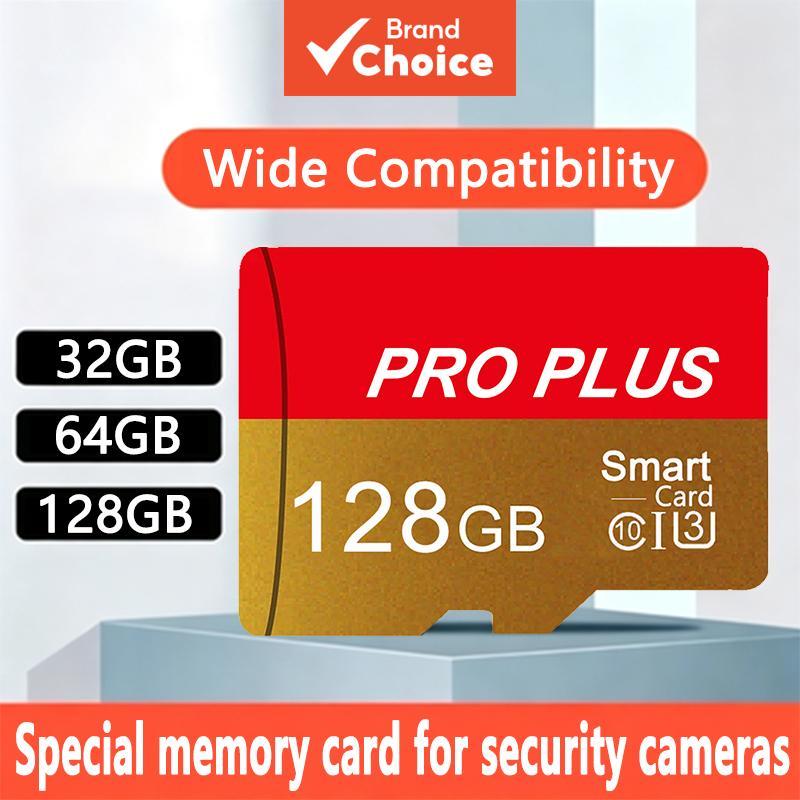 Cartão de Memória Micro SD Classe 10 32G/64G/128G Alta Velocidade à Prova d’Água e Durável para Câmera de Vigilância,