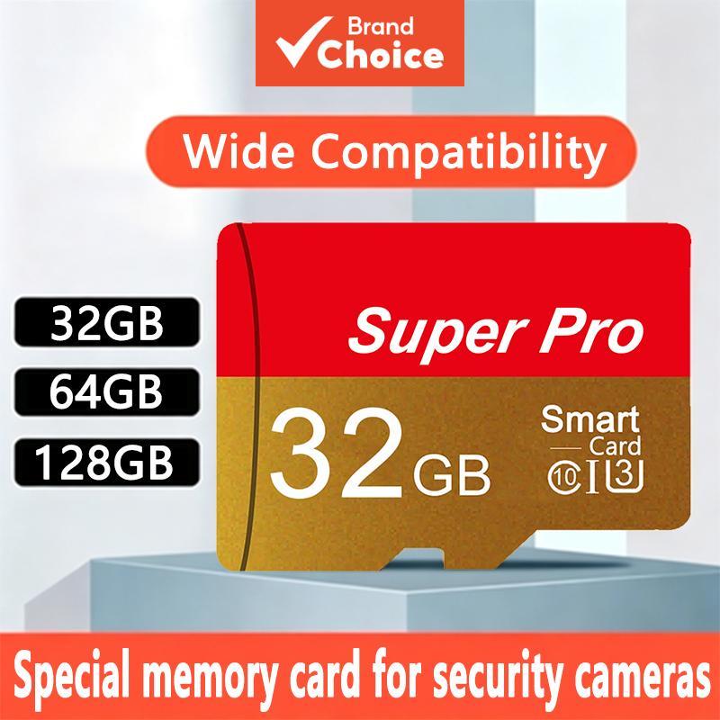 Cartão TF de Alta Velocidade Classe 10 32G 64G 128G Cartão de Memória Micro SD Durável à Prova d'Água Dedicado para