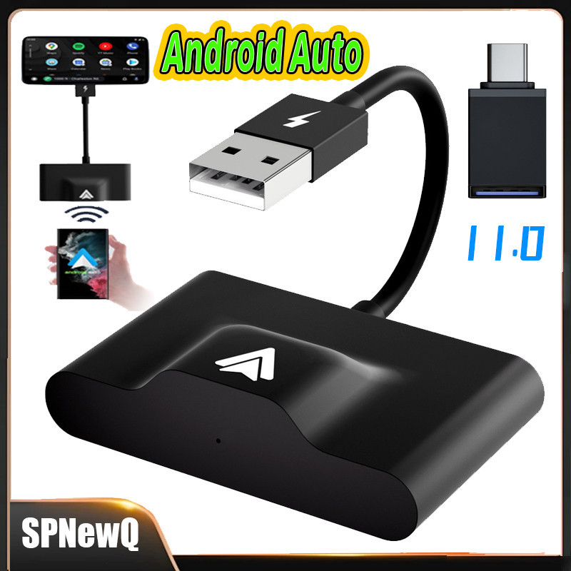 Para iPhone Adaptador Carplay Sem Fio Converter Com WiFi Auto Connect Preto