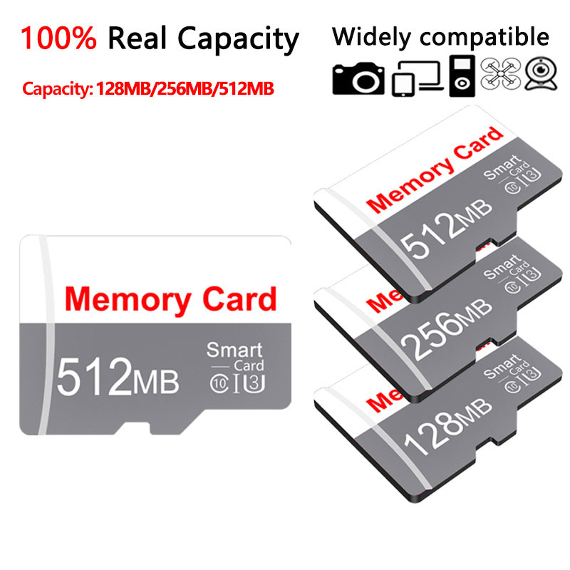 Cartão Flash Microdrive Micro SD TF 128 Mb/256/512/2 Gb/4 Para Câmeras De Vigilância De Áudio Do Carro