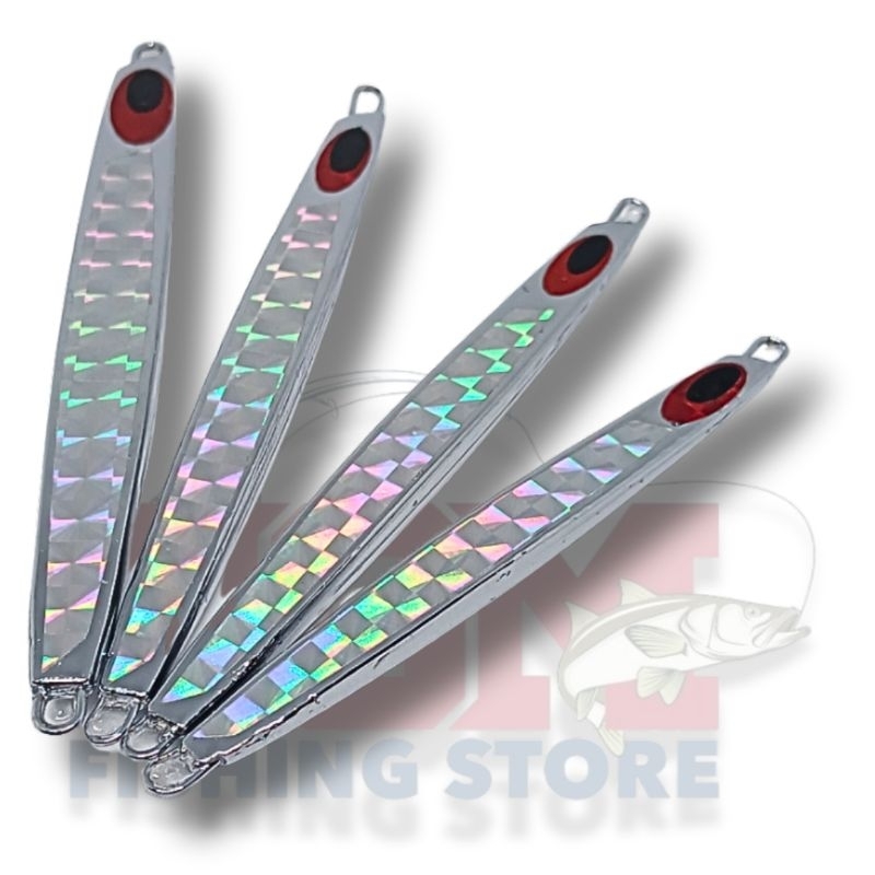 CROMER JIG TACAMI CROMADO HOLOGRÁFICO - MODELOS PARA MICRO JIGGING, LIGTH JIG, SPEED JIG - METAL JIG - ISCA ARTIFICIAL