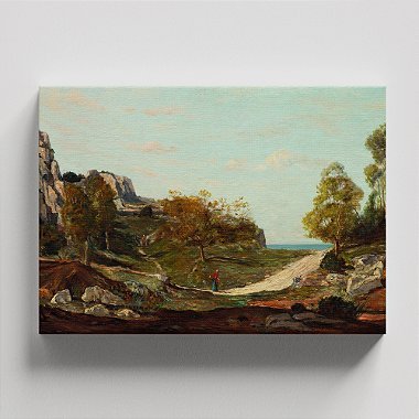 Quadro Canvas Landscape at Saint-André, Near Marseilles Borda Infinita 60x90cm