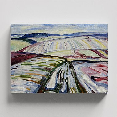 Quadro Canvas Winter Landscape Elgersburg Borda Infinita 40x60cm