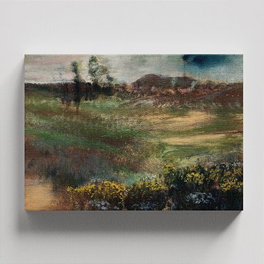 Quadro Canvas Landscape with Smokestacks Borda Infinita 60x90cm