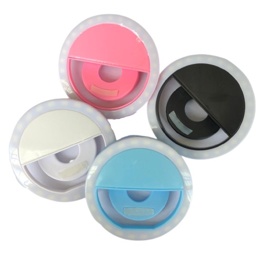 Clipe Anel Luz Pra Selfie Ring Light Flash Celular Univ - Cn