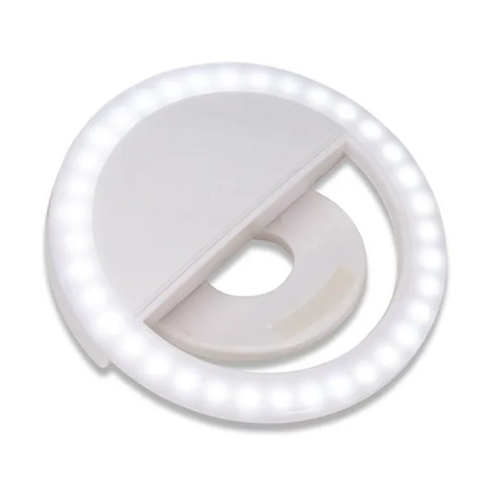 Anel De Luz Pra Selfie Ring Light Flash Celular Universal Clipe