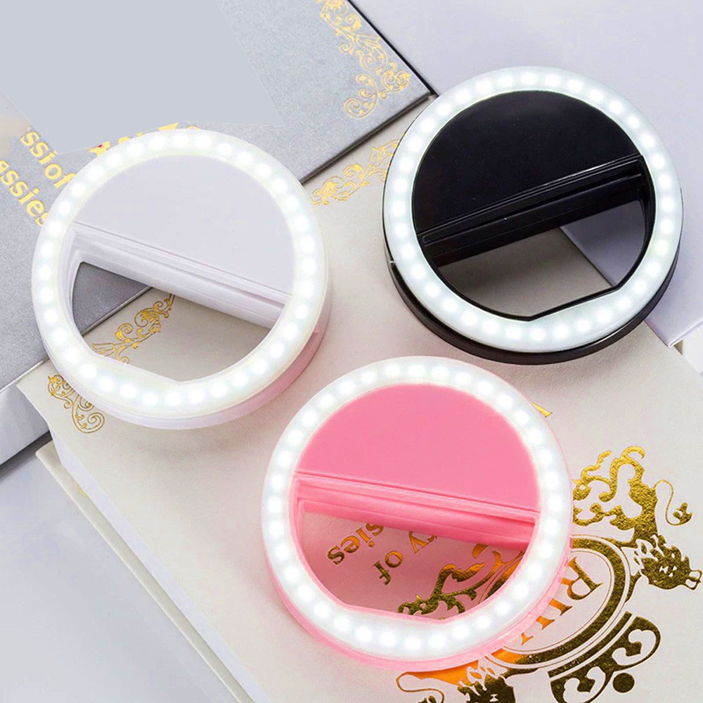 Ring Light Anel Luz Pra Selfie E Fotos Flash Celular Blogueiras