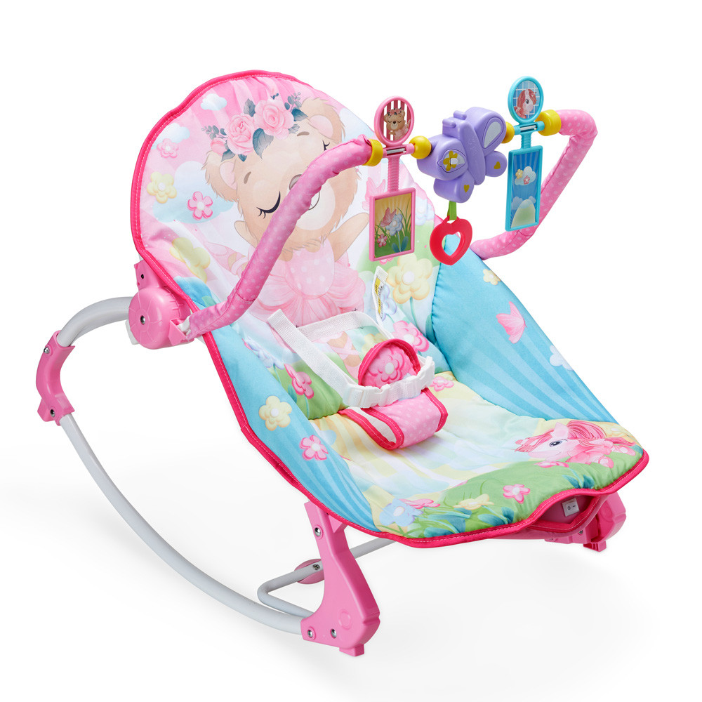 Cadeira de Descanso Para Bebê Musical Função Balanço Spring Até 18kgs Replay Kids