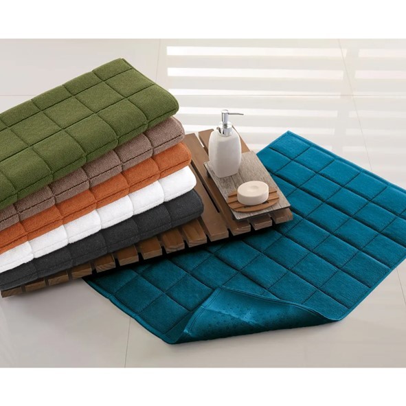 Toalha de Piso Antiderrapante Teka Prima Delicatta 100% Algodão – Envio Imediato