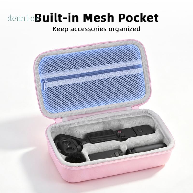 Den Hard Shell Camera Case Para Pocket 4P Handheld Gear Travel Carry Storage Bandeja Moldada E Tampa Bolso Uso Di