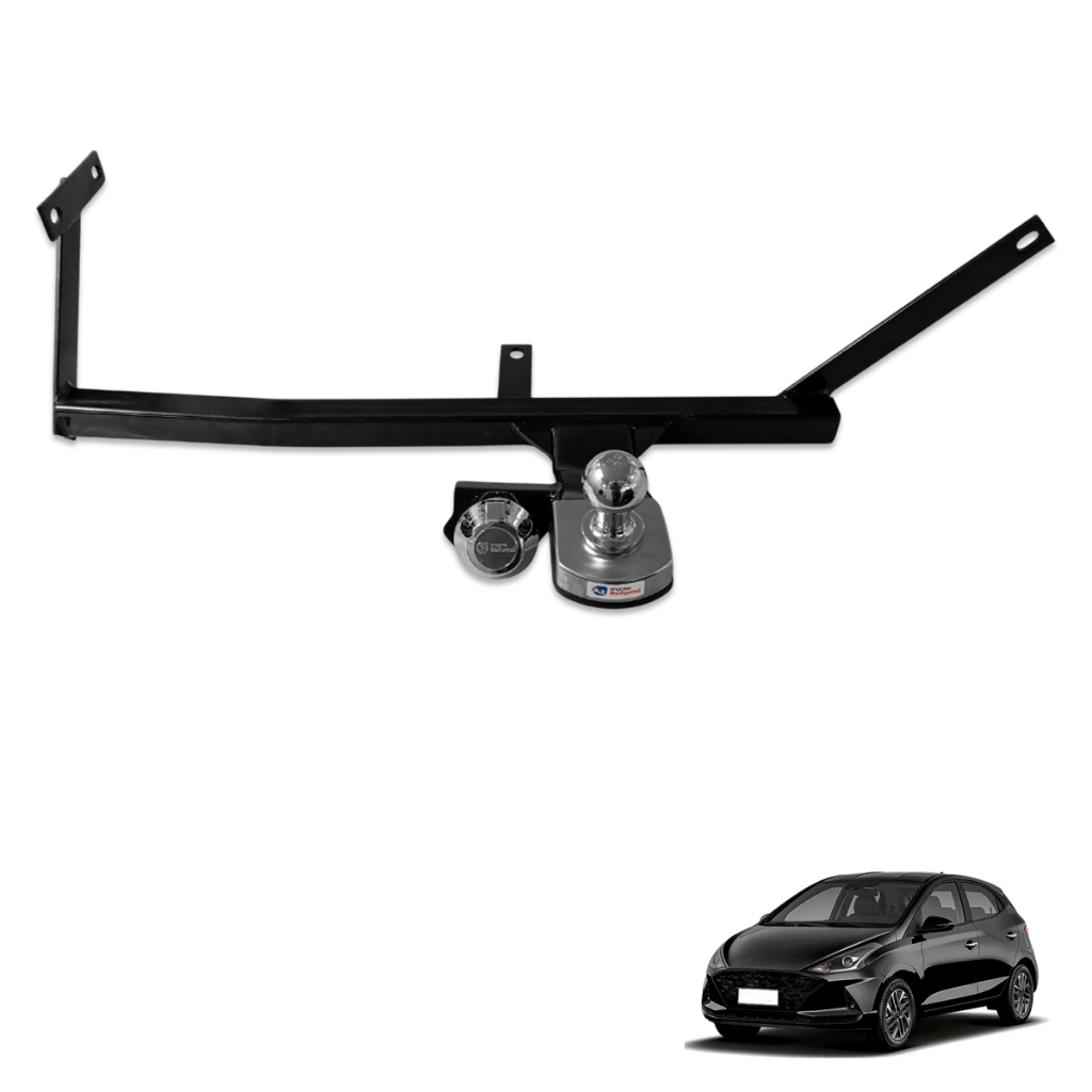 Engate de Reboque HB20 Hatch 2020 a 2027 Rabicho Fixo 500kg