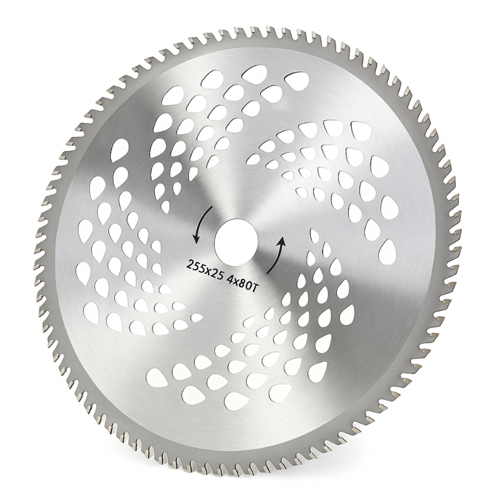 Lâmina Disco para Roçadeira 80 Dentes de Widea Furo 1 Polegada Stihl Fs55 Fs80 Fs85 Fs 120 Fs130