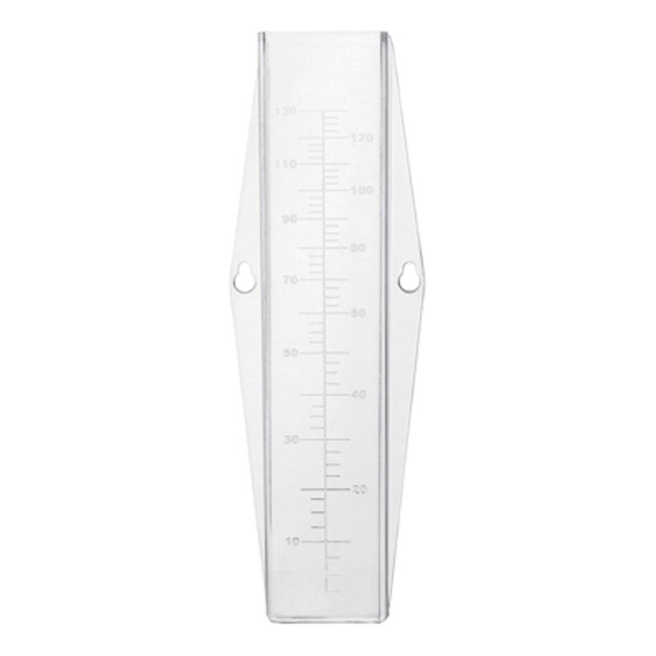 Pluviômetro Multitec - Medidor De Chuva - 130mm Transparente