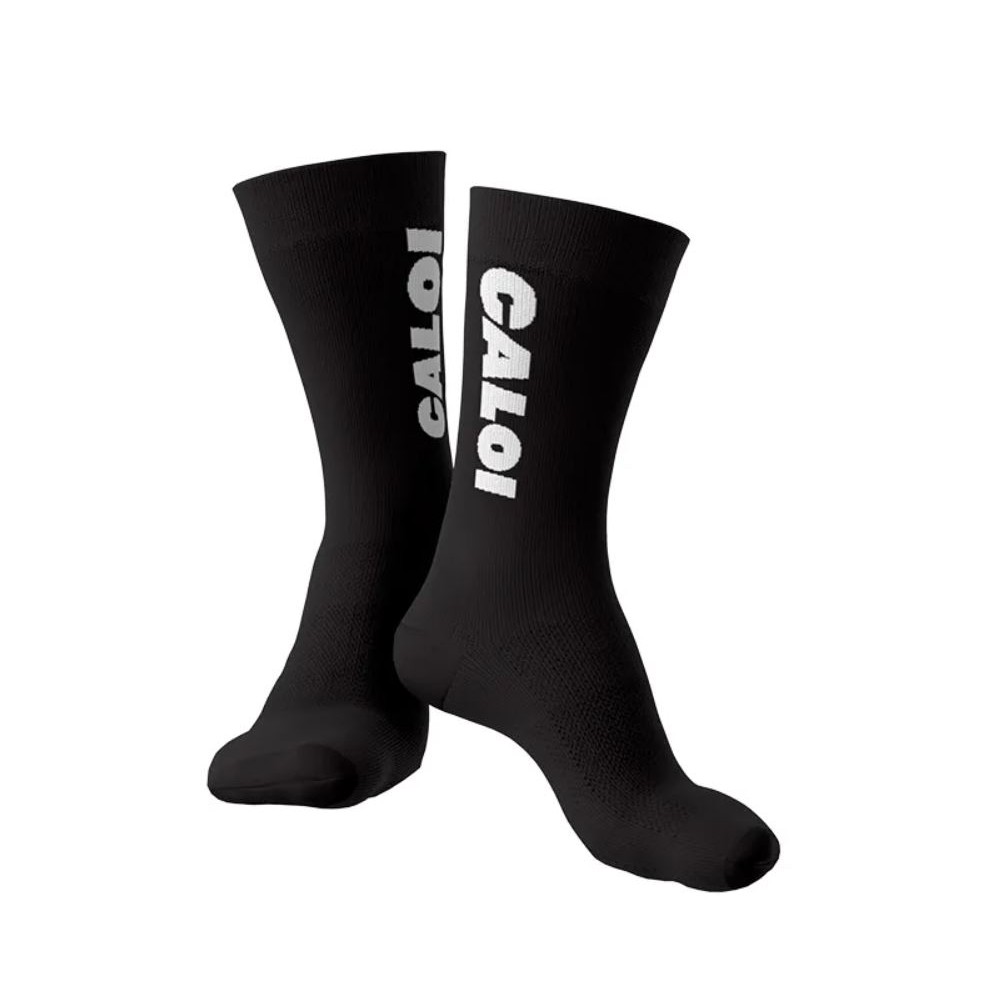 MEIA CALOI XTEME COOL CANO MÉDIO PRETA TOTAL