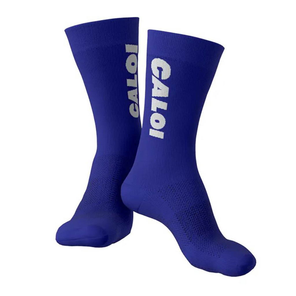 MEIA CALOI XTEME COOL CANO MÉDIO AZUL TOTAL