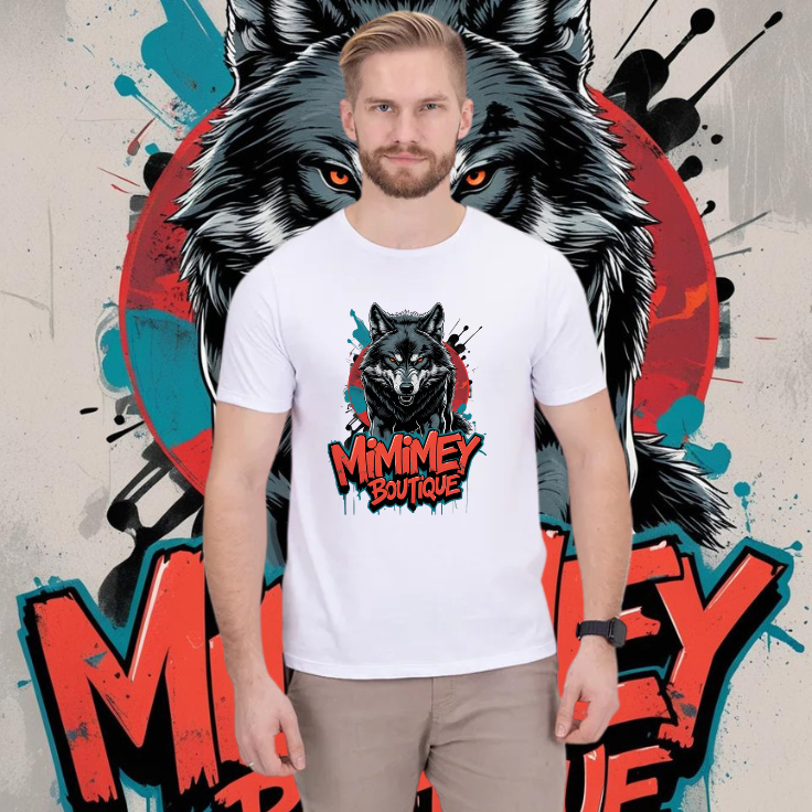 Camisetas Únicas Moda Mimimey Blusa Lobo camiseta Tendencia Estampas Legais