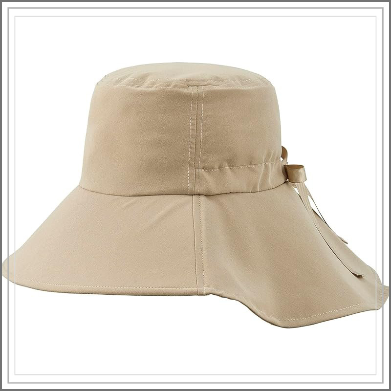 Cogit Cool Wide-Brim UV Protection Hat - Beige