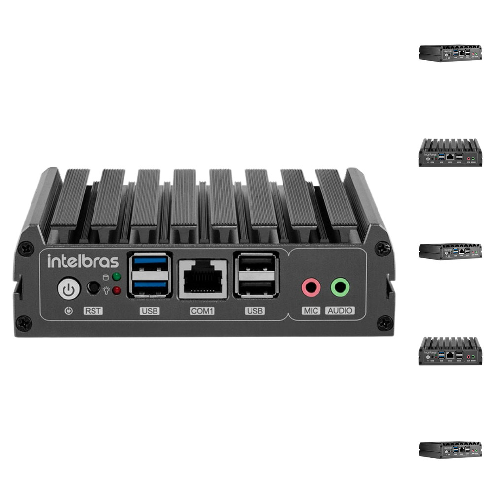 Plataforma de Hardware Integrado Appliance IAP 1000 Intelbras Servidor Industrial com Fonte Bivolt