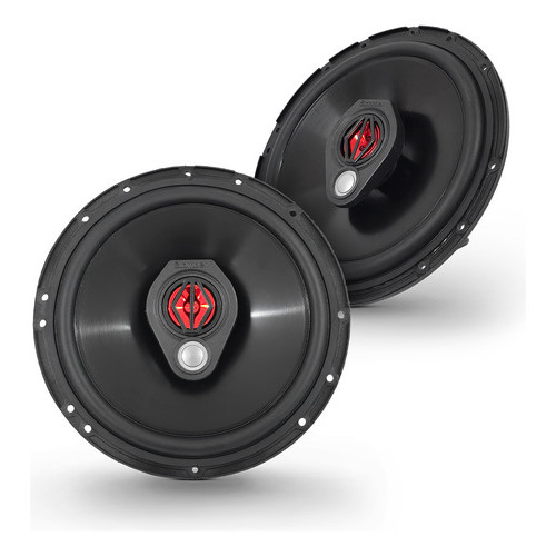 Par De Alto Falantes Triaxial 6pol 120wrms Porta Dianteira