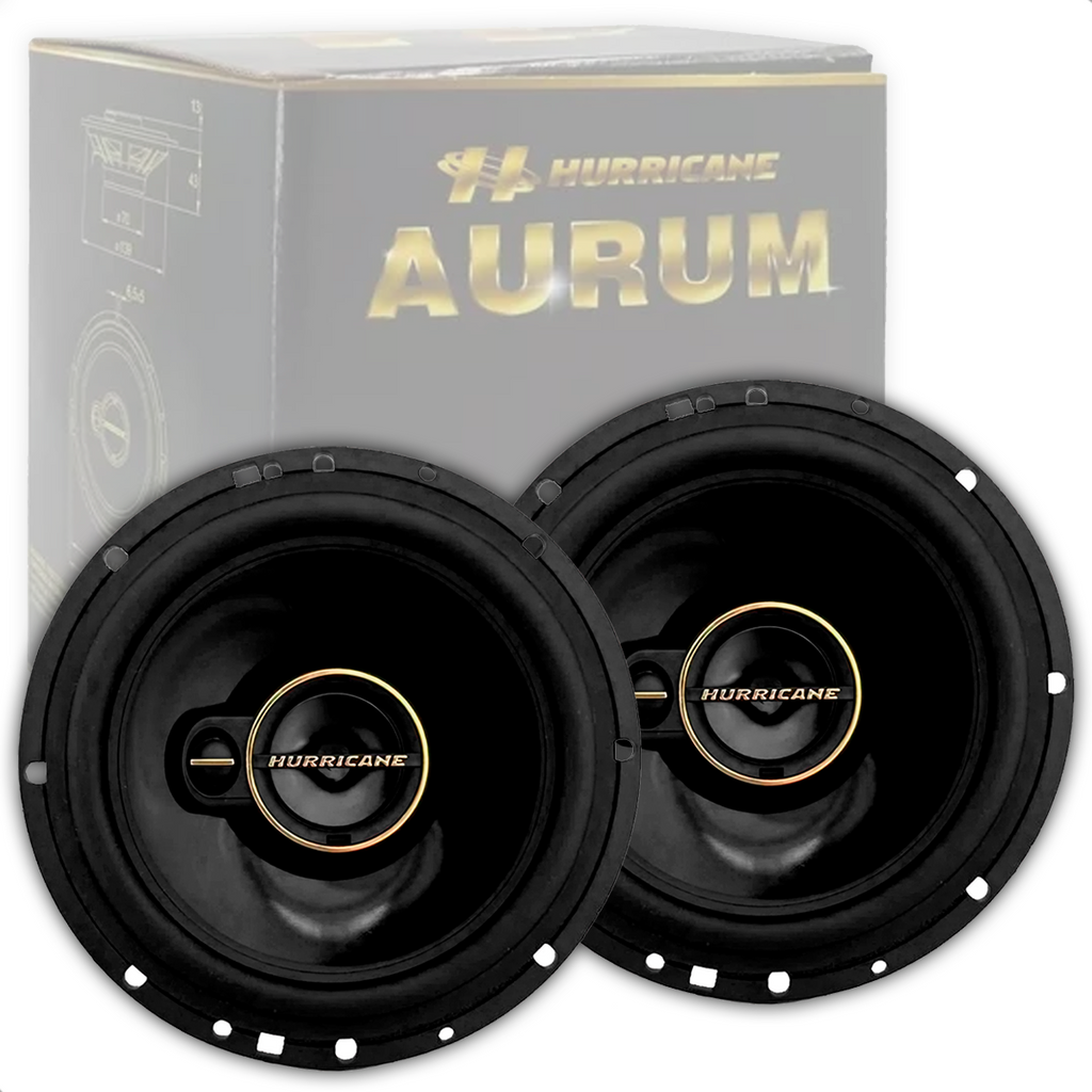 Par Alto Falante 6 Polegadas Triaxial 120 watts RMS A6 T 240w Máx Hurricane