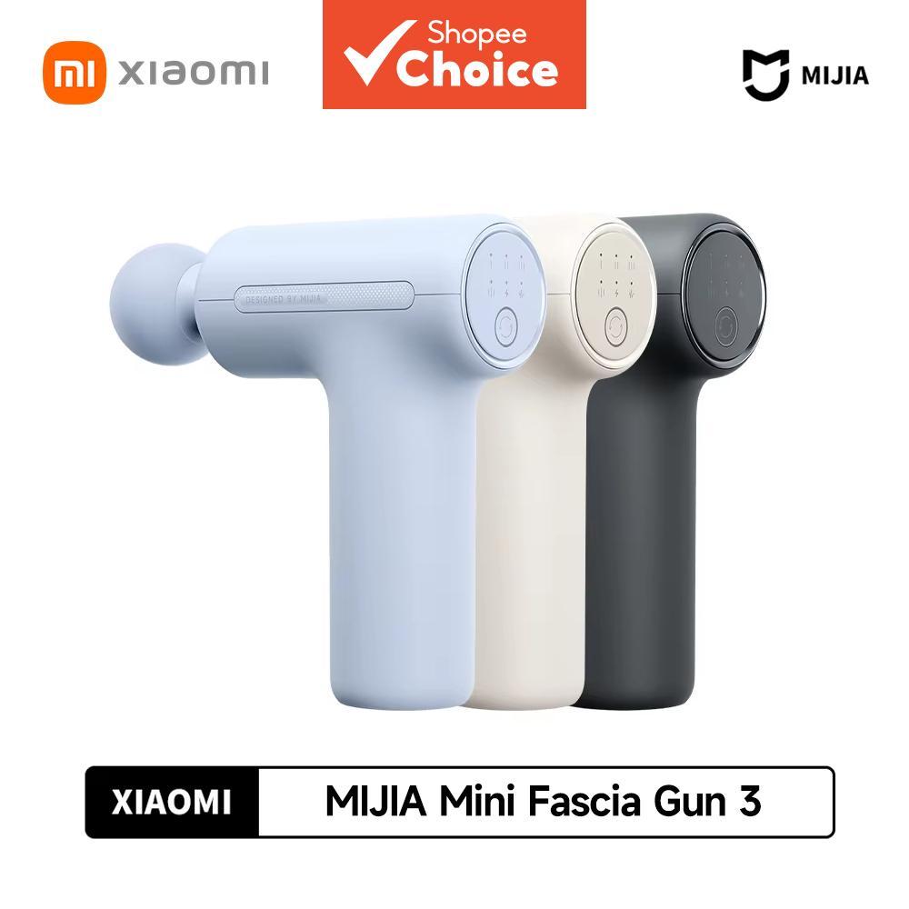 Pistola de Massagem MIJIA Mini 3 Xiaomi, Motor Sem Escova, 12kg de Força, 6mm de Profundidade, 3 Velocidades, 2 Modos,