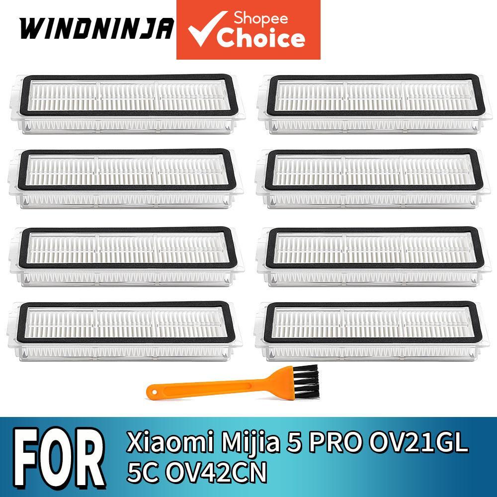Filtro para acessórios de aspirador robô Xiaomi Mijia 5C 5 PRO OV21CN X20 Pro D102GL X20 Max D109GL M30 D102: peça de