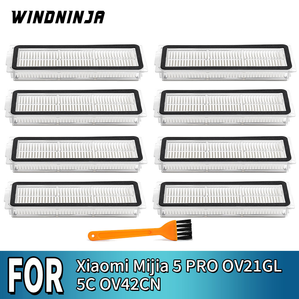 Filtro para Acessórios do Robô Aspirador Xiaomi Mijia 5C 5 PRO OV21CN X20 Pro D102GL X20 Max D109GL M30 D102 – Peça de