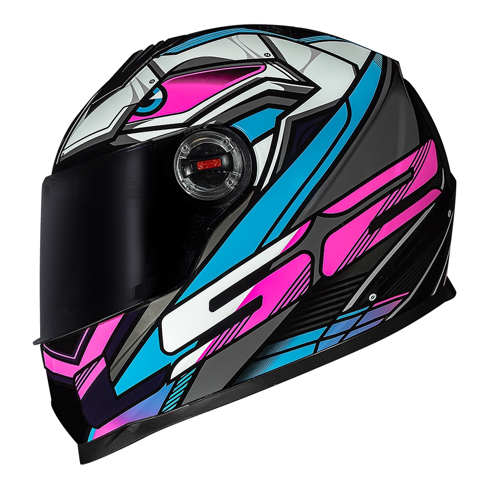 CAPACETE DE MOTO LS2 XDRON X DRON CYAN BLUE ROSA LANÇAMENTO