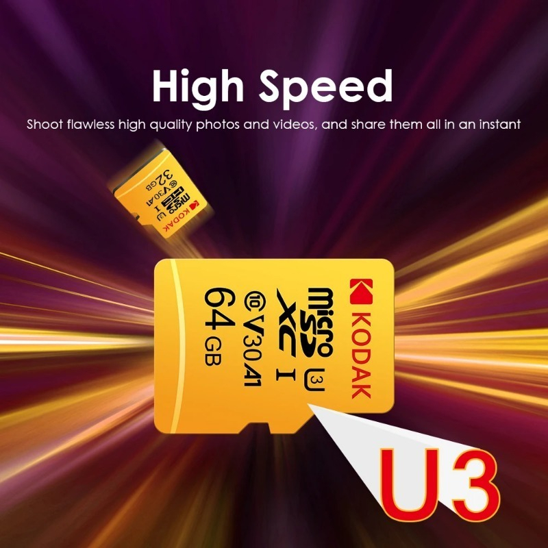 Cartão De Memória 64 Gb , 128 , 256 , 512 , 1 Tb U3 Suporta Fotografia De Alta Definição 4K , Telefones Celulares , dron