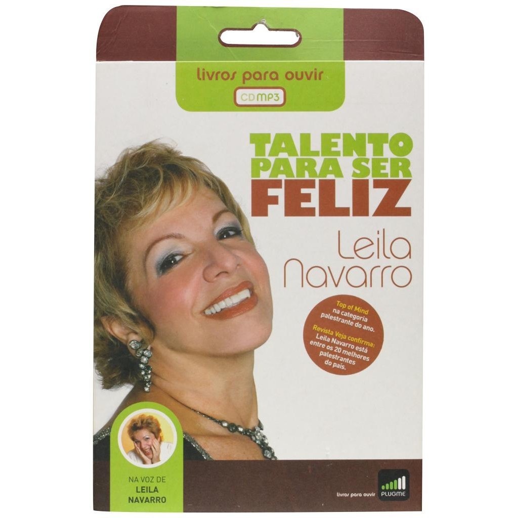 Audiolivro Cd-Rom: Talento para Ser Feliz Autor: Leila Navarro AudioBook em CD