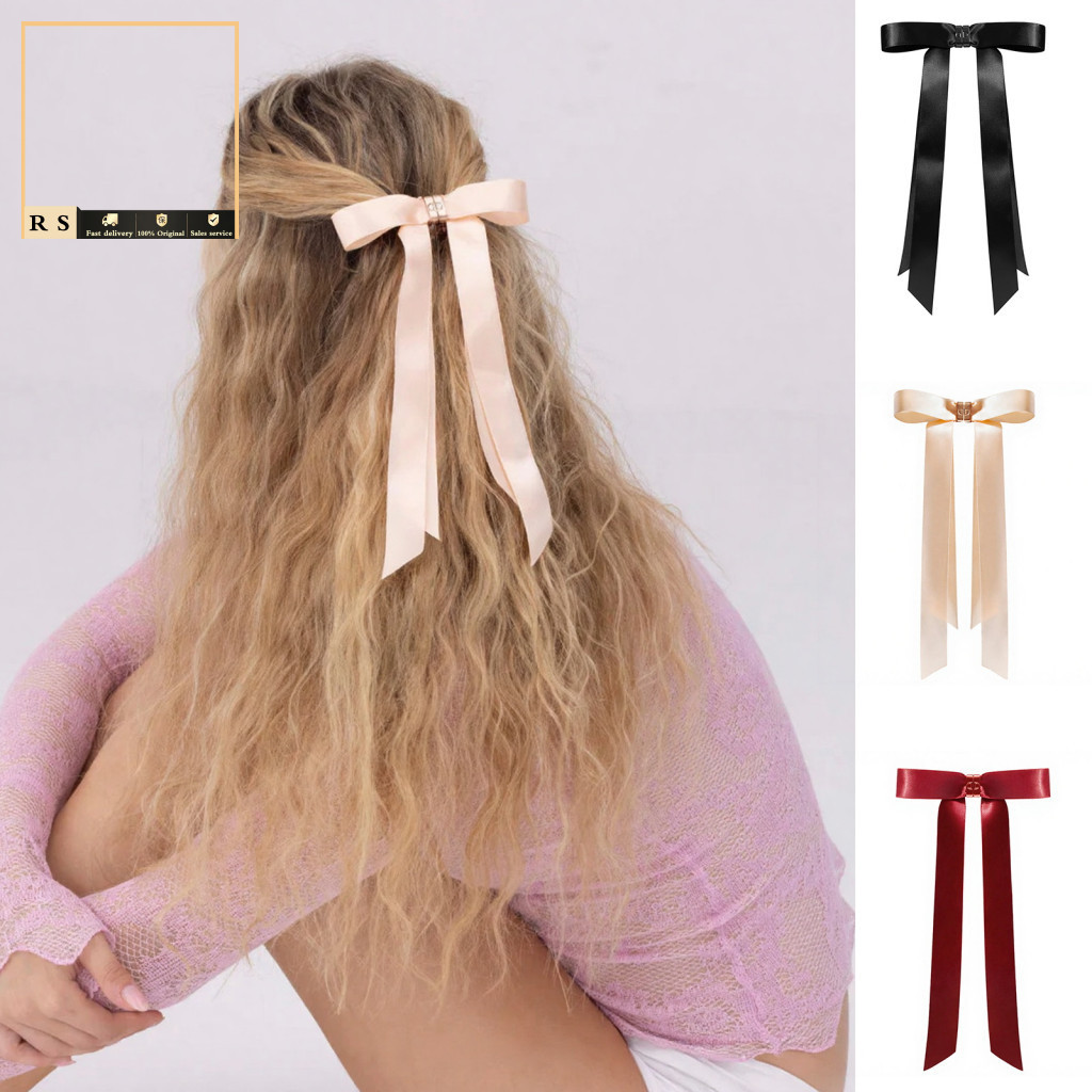 Butterfly Hairpin Magnetic Hair Clip Smooth Fabric Bowknot Stylish Back Head Decorative Pin Easy Styling Tool Elegant fo