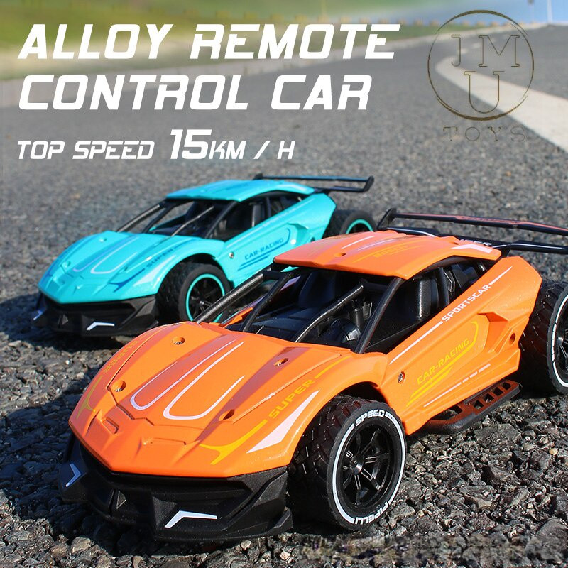 Carro De Metal Rc 1/24 4Wd Drift Corrida 2.4G Fora Da Estrada Rádio Veículo Controle Remoto Eletrônico Remo Hobby Brinqu