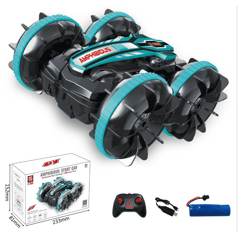 Água E Terra À Prova Dwaterproof Anfíbio Controle Remoto Dublê Carro Brinquedo Rádio Gesto Relógio