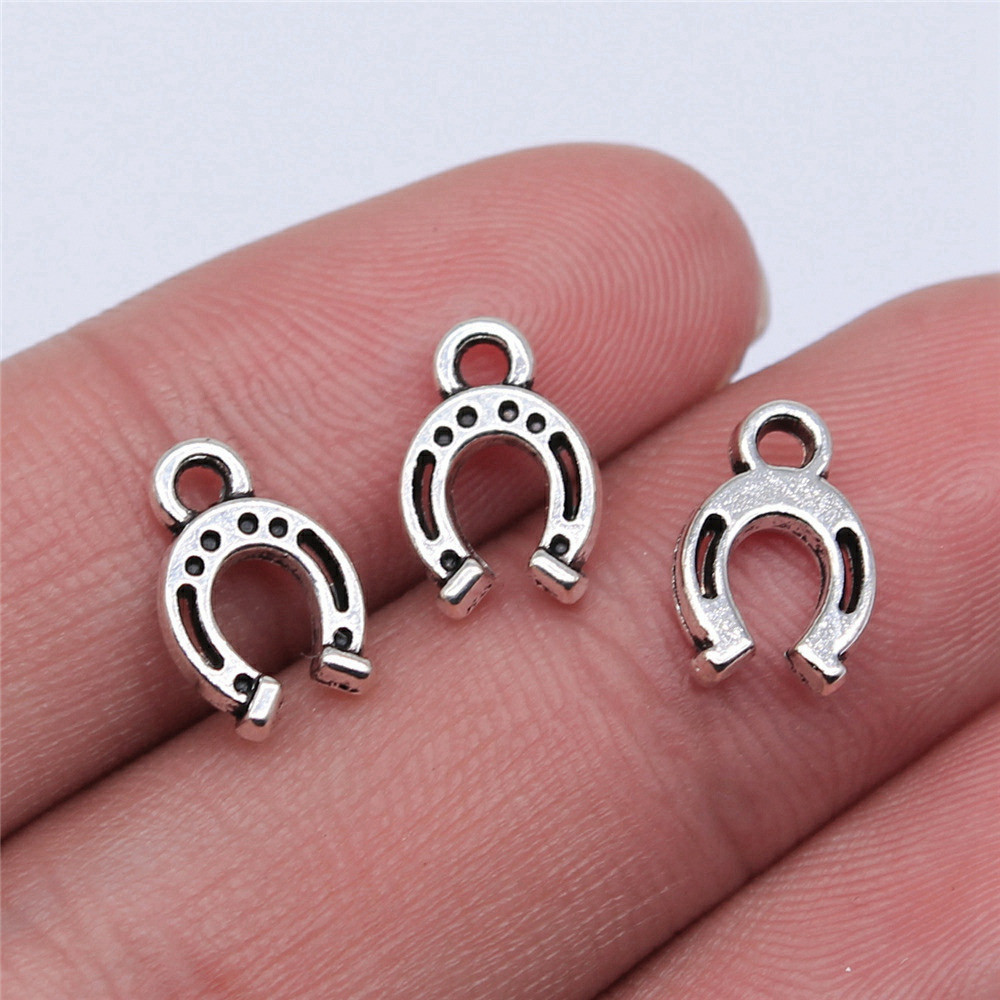 20pcs/lot Horseshoe Charms For Jewelry Making Pendant