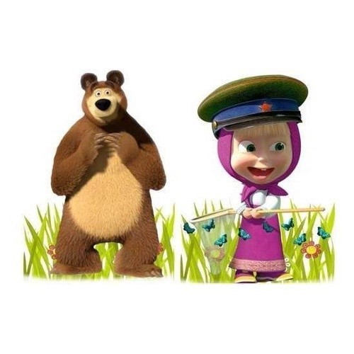 Masha E Urso 10 Mini Displays Mdf Decoração De Festa +brinde