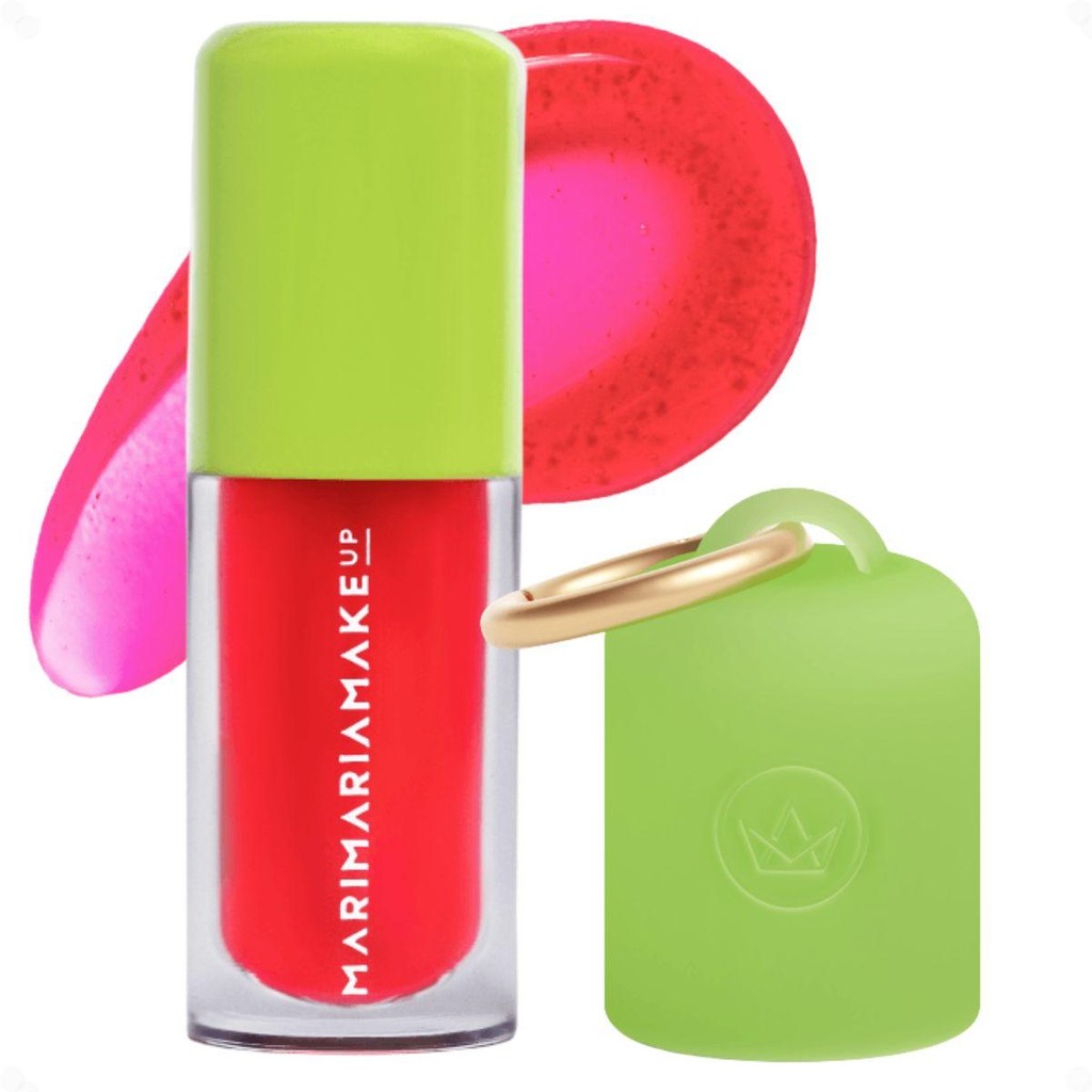 Kit Mari Maria Makeup: Lip Oil Juice Blueberry e Case Blueberry