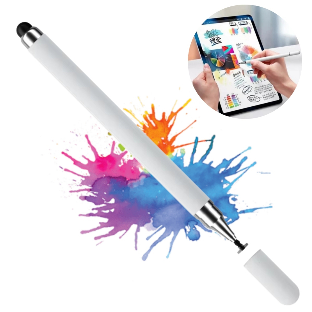 Caneta Touch Screen Ponta Fina Desenho Para Celular, Tablet, iPad, Laptops , iPhone  Android