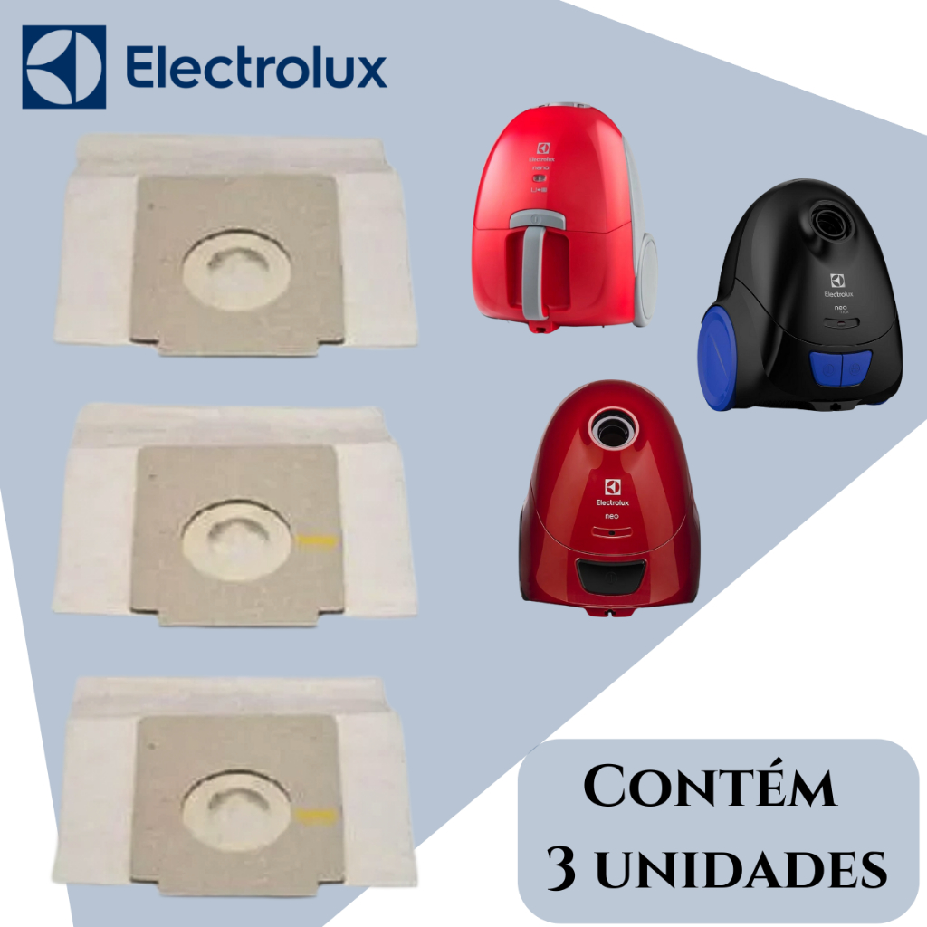 Saco Descartável para Aspirador de Pó Electrolux Compativel com modelo  - Nano - Neo30E - Neo31
