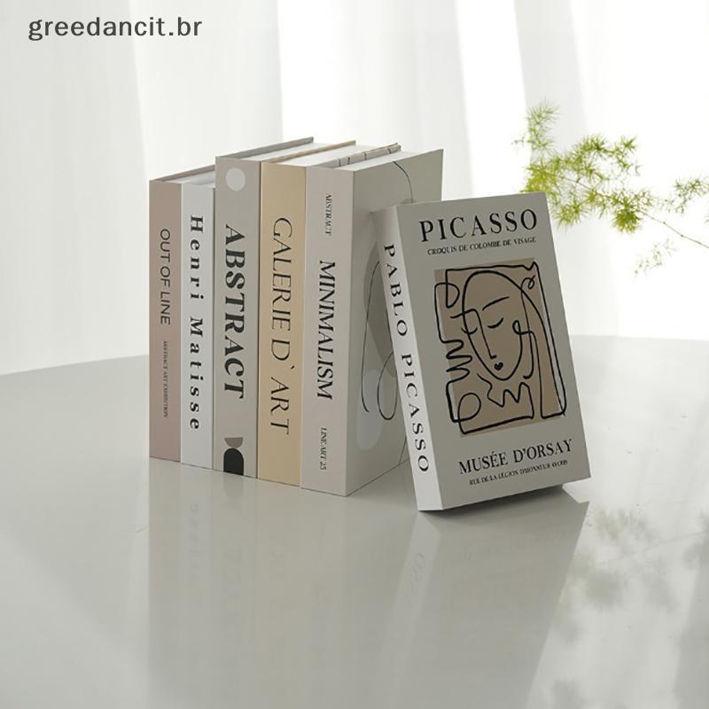 MA Caixa De Armazenamento De Livros Falsos De Luxo Aberto Decoração De Casa Moda Paris Decorativos Interiores Mesa De Ce