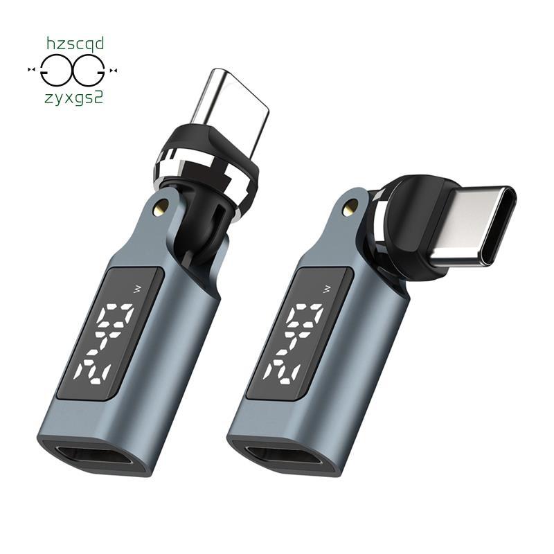 Conector De Display Digital 2PCS USB-C Para 240W Adaptador De Carregamento Rápido 480Mbps Transferência De Dados 540 ° C