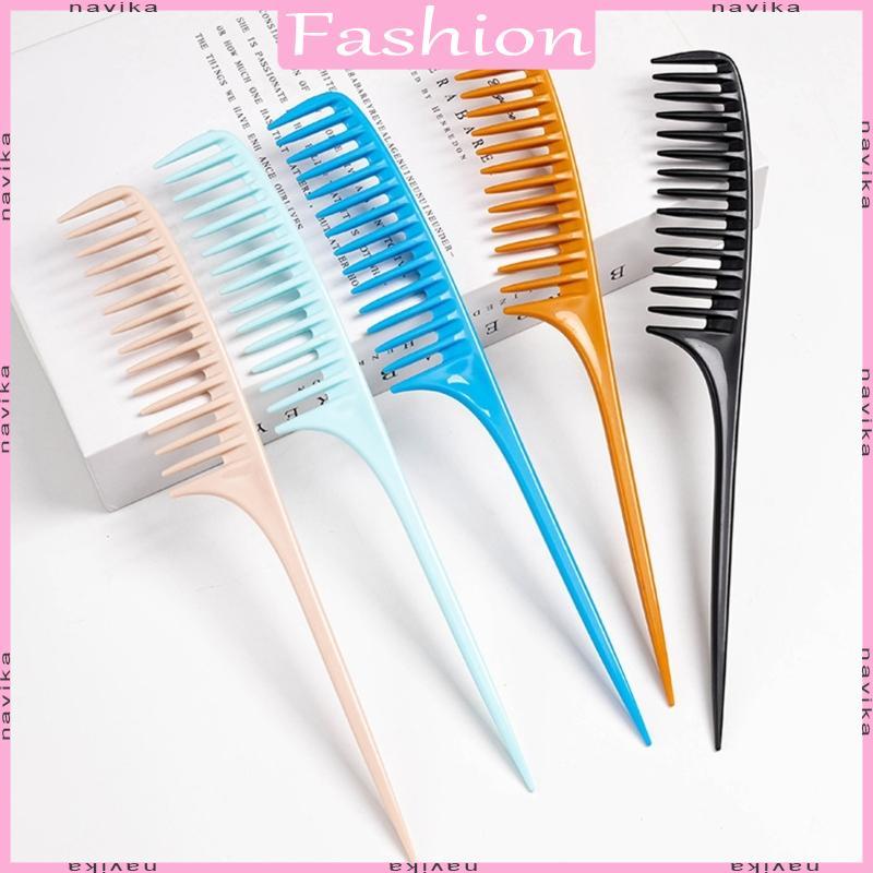 Professional Wide Tooth Styling Pente Design Cauda Pontiaguda Para Updos E Destaques Salão