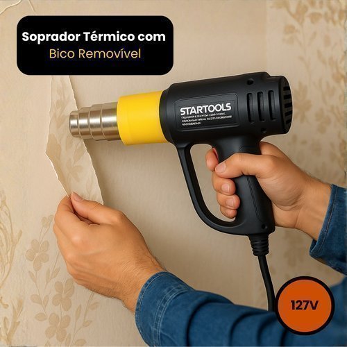 Soprador Térmico Bico Removível 2000W 127V STARTOOLS
