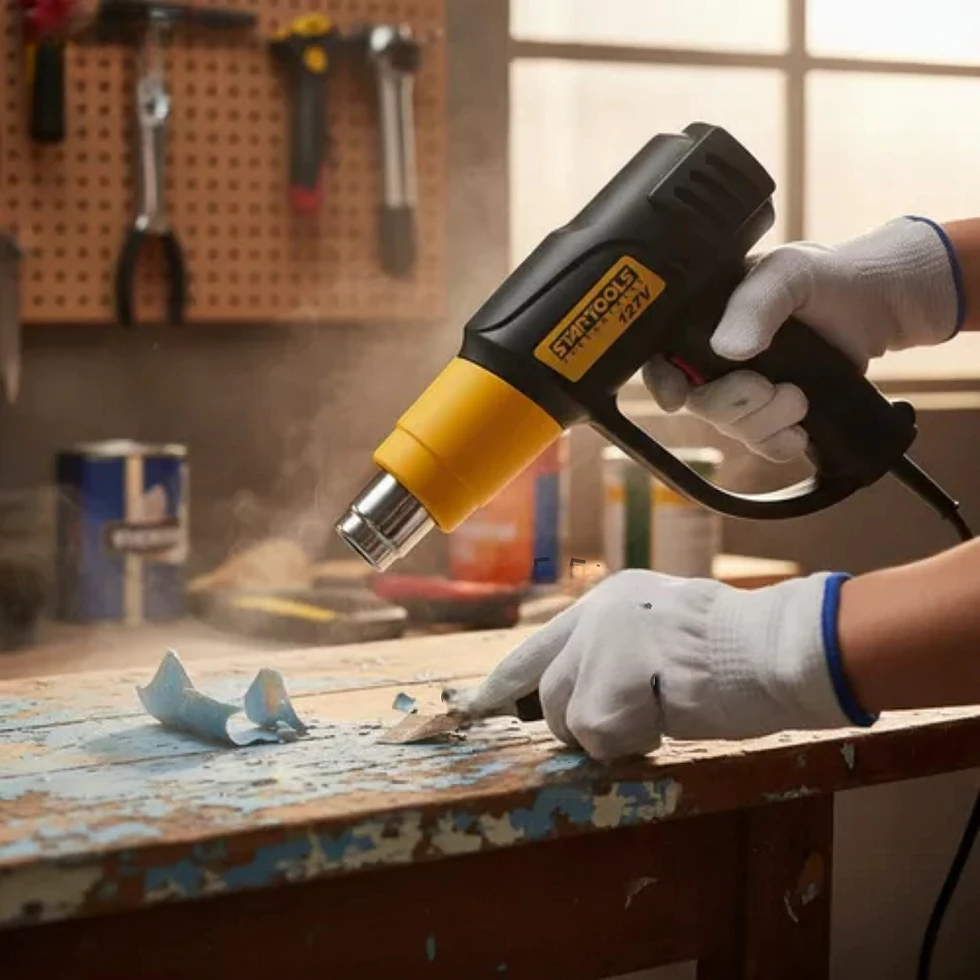 Soprador Térmico Bico Removível Potente Secagem Pintura Desencapamento Aquecimento Ferramenta