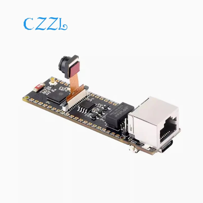 Placa de Desenvolvimento de Câmera ESP32-S3 ETH PoE RJ45 / Porta OV2640 OV5640 / W5500 / Micro-SD Compatível com Raspber