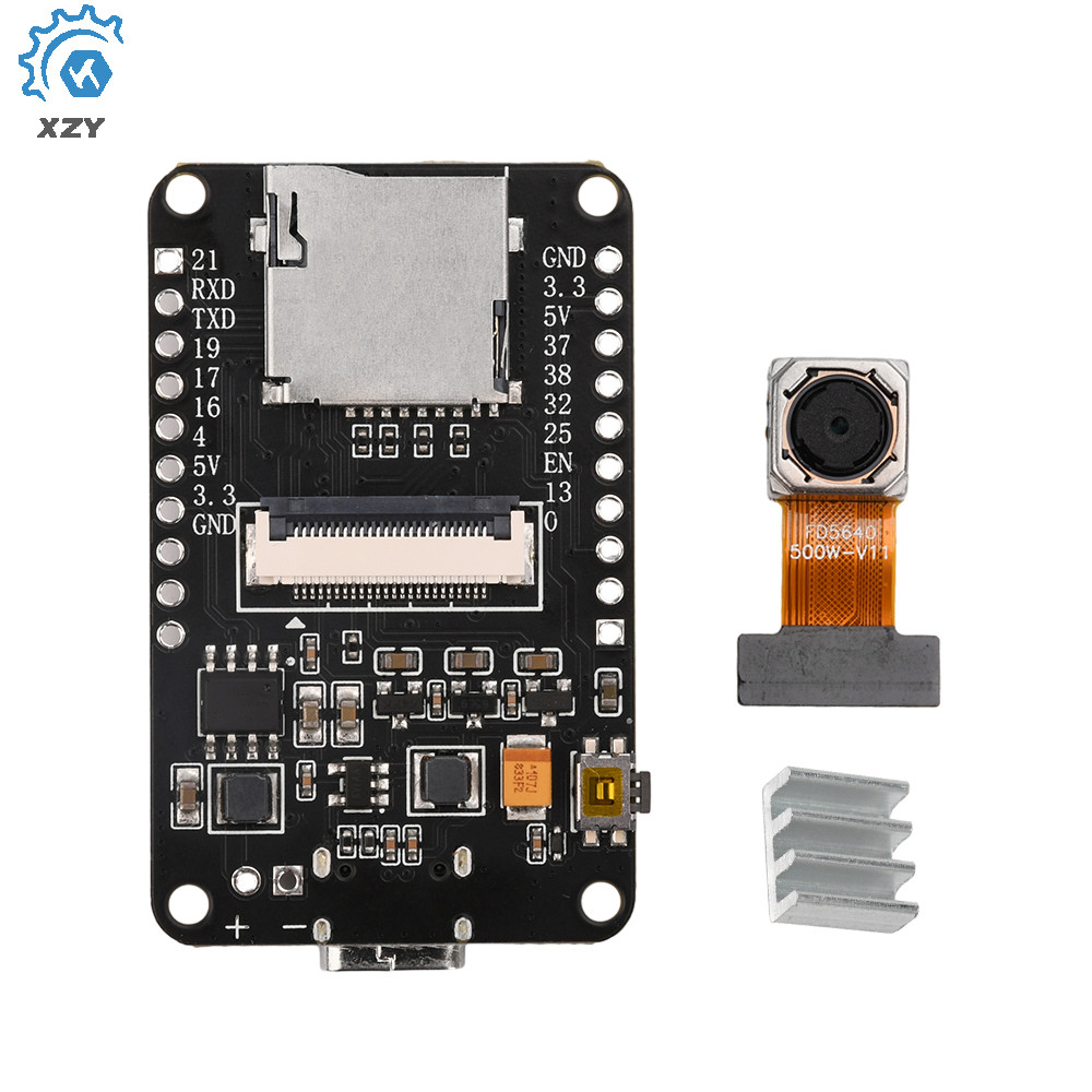 Placa De Desenvolvimento ESP32-CAM Módulo Bluetooth WiFi CH340X OV5640 AF-72mm Câmera 500W Pixel