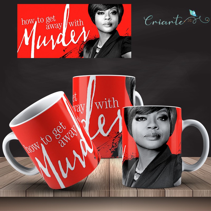 Caneca Porcelana Coleção How to Get Away with Murder Mod 06