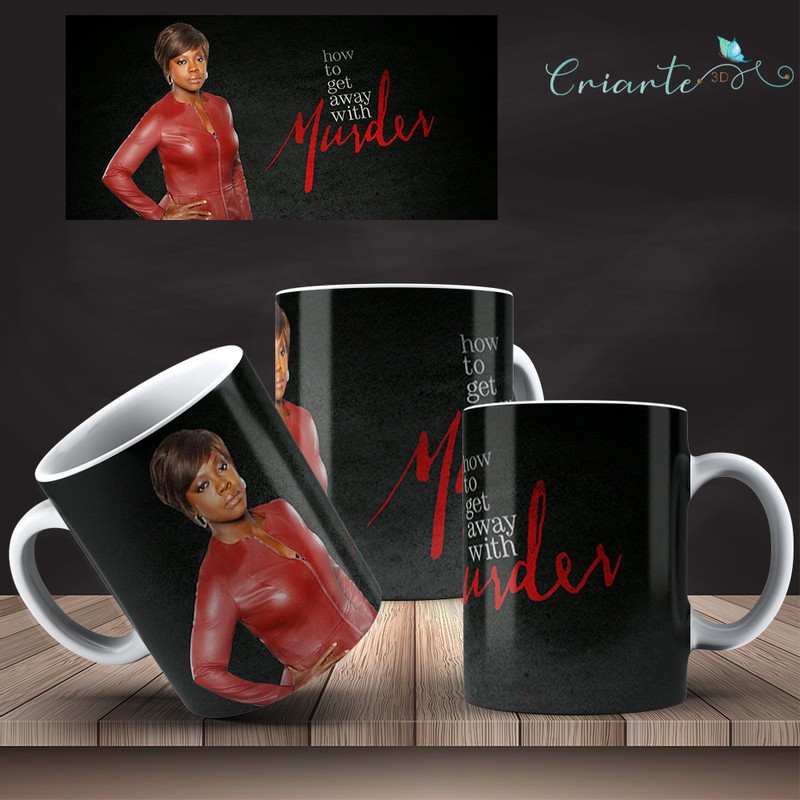 Caneca Porcelana Coleção How to Get Away with Murder Mod 08
