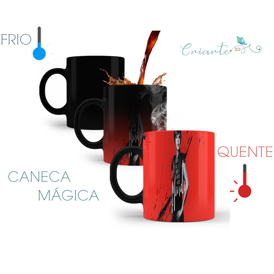 Caneca Porcelana Mágica Coleção How to Get Away with Murder Mod 05