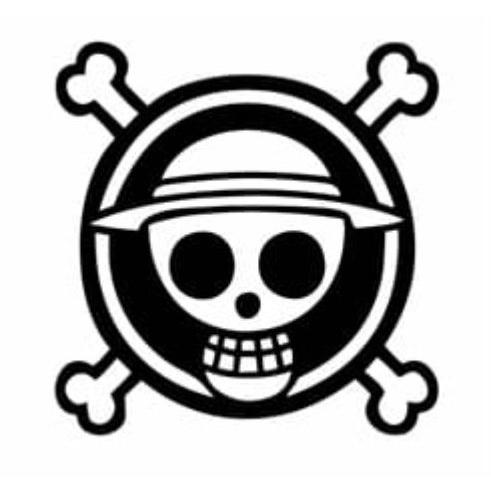 Adesivo Jolly Roger Anime Modelo AD1108 (Sk)