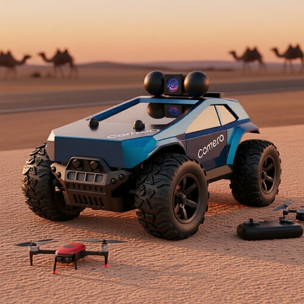 Carro de Drift RC Escala 1:28 Com Câmera, Alta Velocidade Off-Road, Controle Duplo, Presente Ideal Para Meninos Brincar